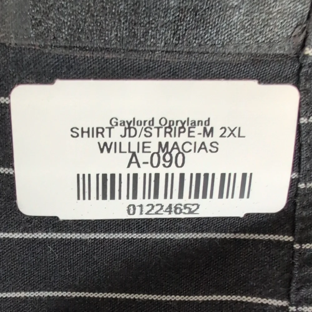 Jack Daniels Old No 7 Black Pinstripe Casual Button Down Shirt 2XL     P350
